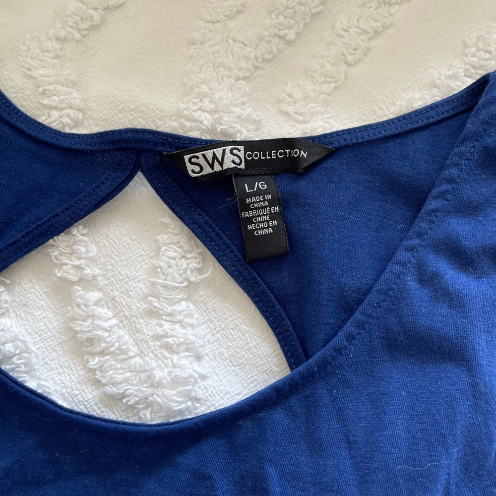 ✨3/10$ NWOT SWS Collection Open Back Muscle Tank - Picture 4 of 4